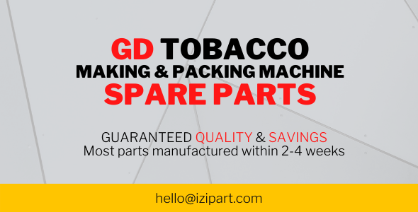 GD Tobacco making & packing machine spare parts