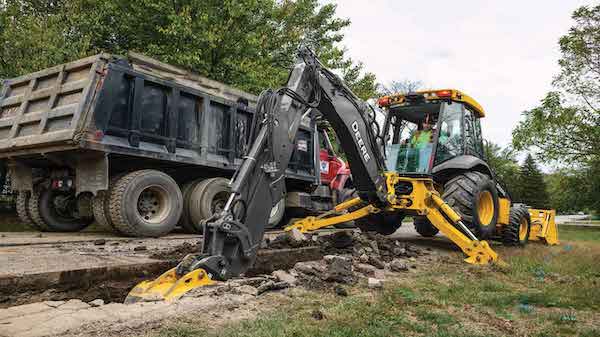 Updates made to the John Deere 310SL Backhoe